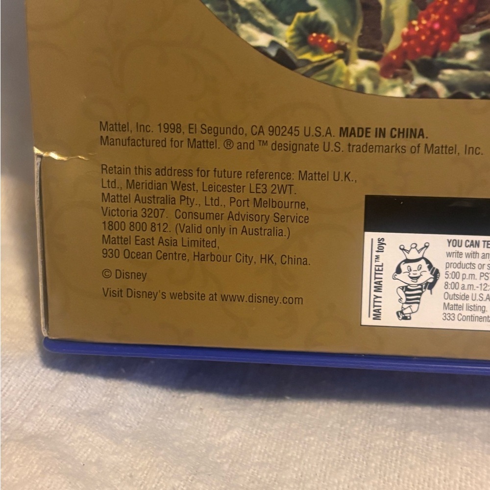 Barbie - Holiday Princess Snow White 1998 - Special Edition - New In Box. - Picture 5 of 6
